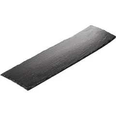 Блюдо для подачи сланец натур. ,H=5,L=400,B=120мм черный, изображение 3