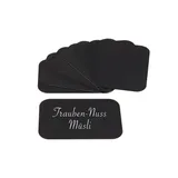 Карточки для информации[10шт] поливинилхл. ,L=75,B=50мм черный