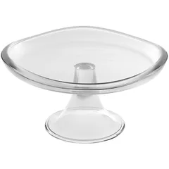 Cake stand “Barena” glass D=21,H=10.5cm clear.