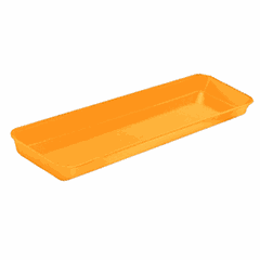 Tray for displaying products  fiberglass , H=51, L=762, B=214mm  orange.