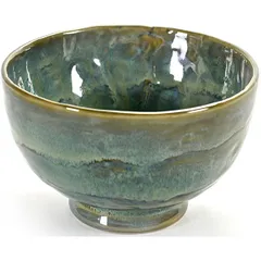 Salad bowl “Pure” ceramics D=150,H=78mm green.