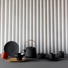 Сливочник «Пекое» керамика 100мл D=70,H=65мм черный, изображение 2