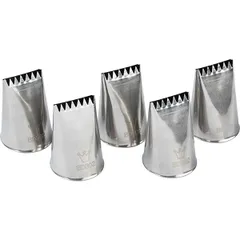 Pastry nozzle[5pcs] stainless steel ,L=28mm