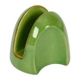 Салфетница керамика ,H=10,6,L=12,B=10см зелен.