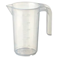 Стакан мерный с ручкой полипроп. 250мл D=7,H=12см прозр.