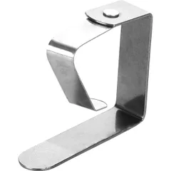 Clamp for tablecloth stainless steel ,L=48,B=40mm silver.