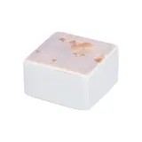 Блюдо для подачи «Фрост» квадратное фарфор ,H=48,L=80,B=80мм коричнев., Цвет: Коричневый, Высота (мм): 48