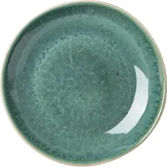 Plate for pilaf “Erboso Reativo”  porcelain  1.5 l  D=305, H=15mm  turquoise, beige.