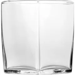 Old fashion "Quattro" glass 250ml D=80,H=85mm clear.