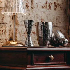 Шейкер европейский «Пробар Премиум Мотиво» с орнаментом сталь нерж. 0,5л D=83,H=197мм серебрист., изображение 2