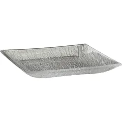 Тарелка «Минерали» квадратная стекло ,H=20,L=185,B=185мм прозр., изображение 2