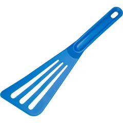 Kitchen spatula perf. "Exoglass" plastic ,H=25,L=300/150,B=90mm blue