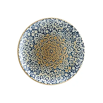 Тарелка «Альхамбра» мелкая фарфор D=27см синий,белый