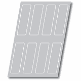 Форма кондитерская «Прямоуг.» 240*70*35мм[8шт] силикон ,L=60,B=40см