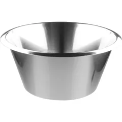 Bowl stainless steel 0.75l D=16.5,H=10,L=17,B=17cm metal.