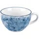 Чашка чайная «Аида» фарфор 280мл белый,синий, Цвет: Белый, Объем по данным поставщика (мл): 280