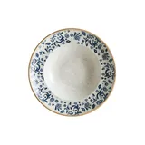 Тарелка глубокая «Виенто» фарфор 400мл D=240,H=52мм белый,синий