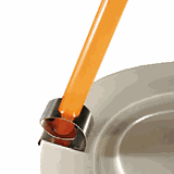 Держатель для тубы для 061263 сталь нерж. ,H=41,L=43,B=30мм