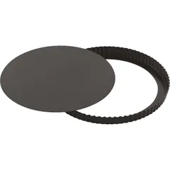 Baking pan removable bottom  non-stick coating  D=320, H=25mm  black