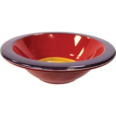 Salad bowl plastic D=200,H=86mm red