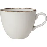 Чашка чайная «Браун Дэппл» фарфор 228мл D=9см белый,коричнев.