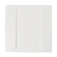 Блюдо «Фрейм» квадратное фарфор ,L=25,5,B=25,5см белый