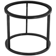 Buffet stand (for 1 container)  steel  D=21.8, H=18cm  black