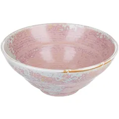 Salad bowl “Peony”  porcelain  0.9 l  D=205, H=85mm  pink.