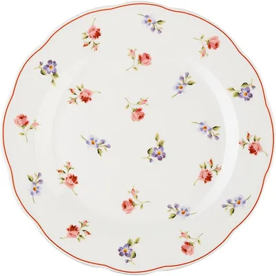 Набор посуды «Поэма Камарг» тарелки[18шт] фарфор белый,розов., изображение 4