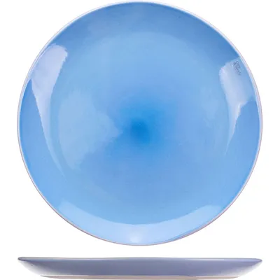 Тарелка десертная «Сублим Блю» керамика D=22,5см голуб.