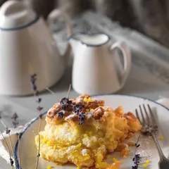 Чайник заварочный «Блю Дэппл» фарфор 0,6л D=12,5,H=14,L=24см белый,синий, изображение 4