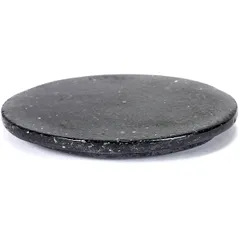 Serving dish terrazzo D=18cm black