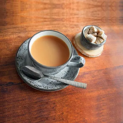 Чашка кофейная «Урбан» фарфор 85мл D=65,H=50мм серый, изображение 3