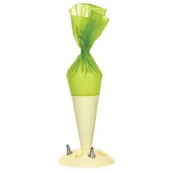 Stand for confectionery bags  plastic  D=20, H=25cm  yellow.