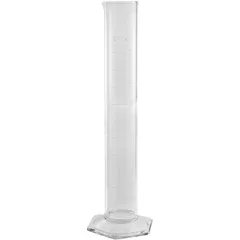 Measuring cylinder GOST-1770-74  glass  1 l  D=65, H=445 mm  transparent.