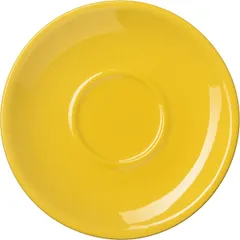 Saucer “Pur-Amor”  porcelain  D=12/4, H=1cm  yellow.