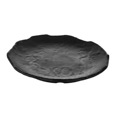 Тарелка пластик D=280,H=35мм черный