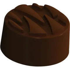 Mold for chocolate “Log”[18pcs] plastic D=280,H=14mm