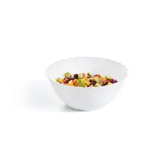 Салатник «Трианон» стекло 1,8л D=24,H=10см белый, изображение 2