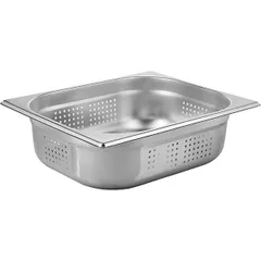 Гастроемкость GN 1/2 перфорированная сталь нерж. ,H=10,L=32,5,B=26,5см металлич.
