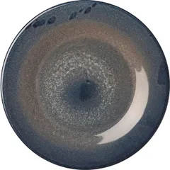 Plate “Party” porcelain D=20,H=2cm gray,blue