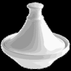 Блюдо «Тажин» фарфор 60мл D=10,H=10,5см белый