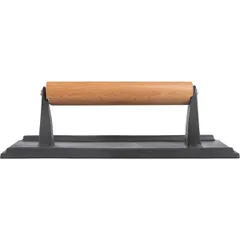 Пресс для гриля «Эмбер Каст Мэтт» чугун,дерево ,L=23,B=13см черный,св. дерево, изображение 2