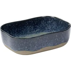 Dish “Mercy” deep No. 6  sandstone , H=45, L=145, B=105mm  blue, gray