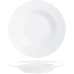 Pasta plate “Evolutions White” glass 1.15l D=285,H=45mm white