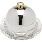 Икорница «Гастронум» с крышкой сталь нерж.,стекло 50мл D=90/57,H=75мм металлич.