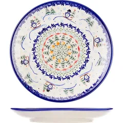 Тарелка десертная «Нина» керамика D=19см разноцветн.