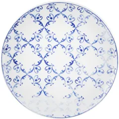 “Tyles” dessert plate  porcelain  D=220, H=21mm  white, blue