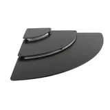 Горка фуршетная 3 ступеньки для выкладки акрил ,H=65,L=800,B=800мм черный