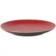 Тарелка «Лава» керамика D=27см красный,черный